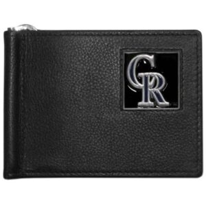 Colorado Rockies Wallet Leather Billfold Clip Wallet