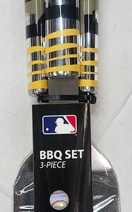 Pittsburgh Pirates Utensil Set Grilling BBQ Stainless Steel 3 Piece CO