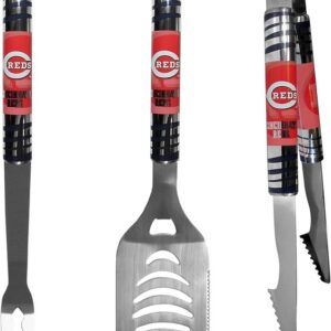 Cincinnati Reds Utensil Set Grilling BBQ Stainless Steel 3 Piece CO