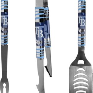 Tampa Bay Rays Utensil Set Grilling BBQ Stainless Steel 3 Piece CO