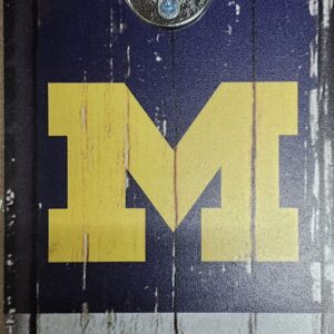 Michigan Wolverines Sign Wood 5x11 Bottle Opener Slogan