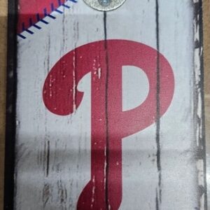 Philadelphia Phillies Sign Wood 5x11 Bottle Opener Alternate