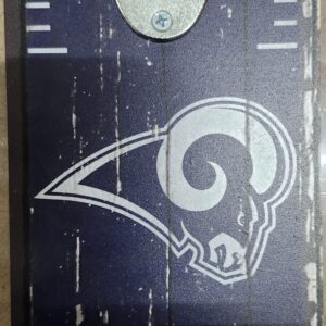 Los Angeles Rams Sign Wood 5x11 Bottle Opener Alternate