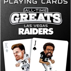 Las Vegas Raiders Playing Cards All-Time Greats