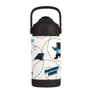 Carolina Panthers Kids Bottle 12oz Stainless Steel Mascot