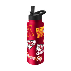 Kansas City Chiefs Quencher Bottle 34oz Stainless Steel Dreamweave