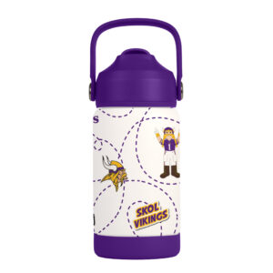 Minnesota Vikings Kids Bottle 12oz Stainless Steel Mascot
