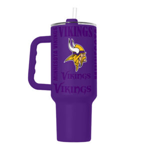Minnesota Vikings Tumbler 40oz Powder Coat Replay