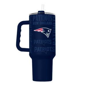 New England Patriots Tumbler 40oz Powder Coat Replay