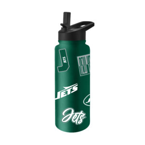 New York Jets Quencher Bottle 34oz Stainless Steel Dreamweave