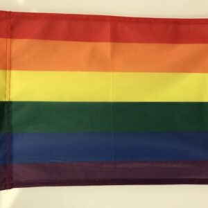 Rainbow Flag 12x18 Garden Style Design CO