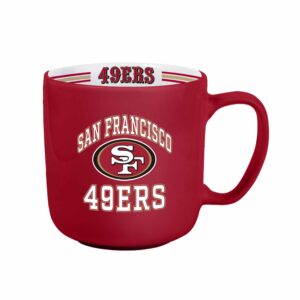 San Francisco 49ers Coffee Mug 15oz Stripe Design