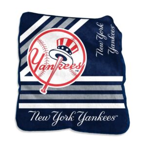 New York Yankees Blanket 50x60 Raschel Throw