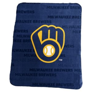 Milwaukee Brewers Blanket 50x60 Fleece Classic