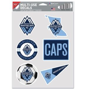 Vancounver Whitecaps Decal Multi Use Fan 6 Pack