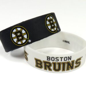 Boston Bruins Bracelets - 2 Pack Wide