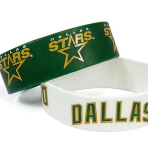 Dallas Stars Bracelets - 2 Pack Wide