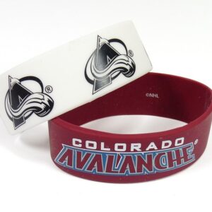 Colorado Avalanche Bracelets - 2 Pack Wide