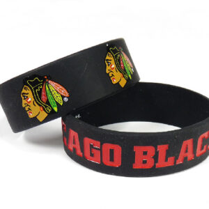 Chicago Blackhawks Bracelets 2 Pack Wide