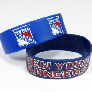 New York Rangers Bracelets - 2 Pack Wide