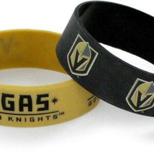 Vegas Golden Knights Bracelets 2 Pack Wide