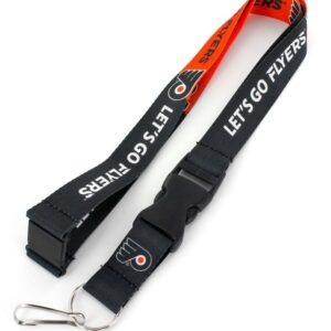 Philadelphia Flyers Lanyard Breakaway Style Slogan Design