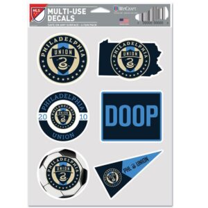 Philadelphia Union Decal Multi Use Fan 6 Pack