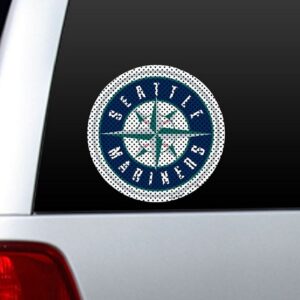 Seattle Mariners Window Film 12 Inch Die Cut