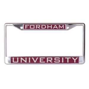 Fordham Rams License Plate Frame Inlaid Style Alumni Design