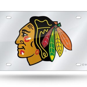 Chicago Blackhawks License Plate Laser Cut