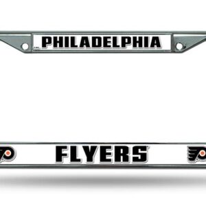 Philadelphia Flyers License Plate Frame Chrome