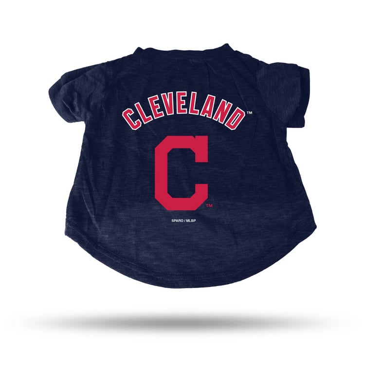 Cleveland Indians Pet Tee Shirt Size L