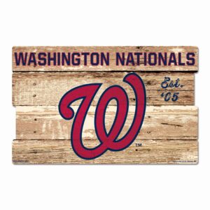 Washington Nationals Sign 19x30 Wood Plank