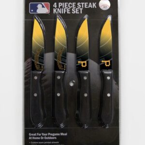 Pittsburgh Pirates Knife Set Steak 4 Pack