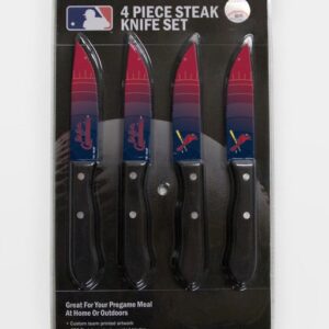 St. Louis Cardinals Knife Set Steak 4 Pack