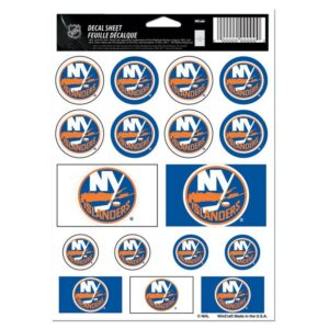 New York Islanders Decal Sheet 5x7 Vinyl