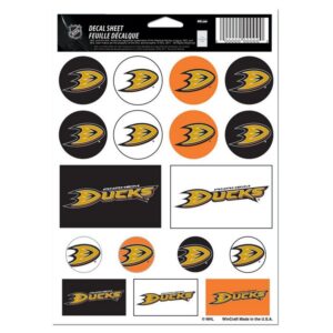 Anaheim Ducks Decal Sheet 5x7 Vinyl