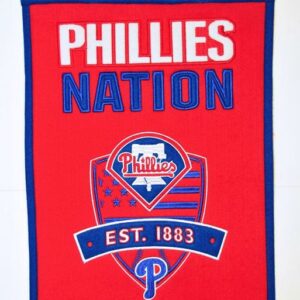 Philadelphia Phillies Banner 14x22 Wool Nations