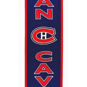 Montreal Canadiens Banner 8x32 Wool Man Cave