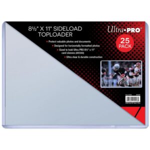 Toploader - 8-1/2x11 Side Load (25 per pack)