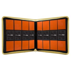 Ultra Pro 12 Pocket Pro Binder Zippered Yellow