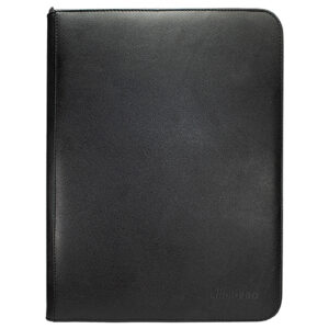 Vivid 9 Pocket Zippered PRO-Binder Black