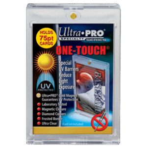 One Touch UV Card Holder with Magnet Closure - 75pt