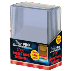 Toploader - 3x4 120pt (10 per pack)
