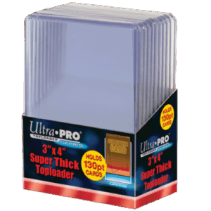 Toploader - 3x4 130PT Clear (10 per pack)