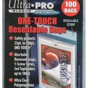 One Touch Resealable Bag - (100 per pack)