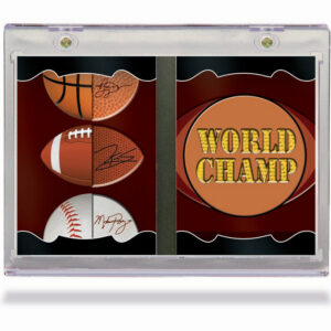 One Touch UV Card Holder - Booklet Vertical 175pt