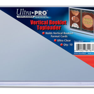 Toploader Booklet - Vertical - (10 per pack)