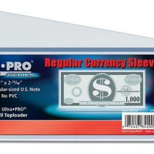 Ultra Pro Currency Sleeve - (100 per pack)