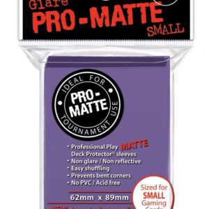 Deck Protectors - Pro Matte - Small Size - Purple (One Pack of 60)
